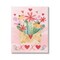 Stupell Industries Xoxo Love Letter Floral Blooms Canvas Wall Art